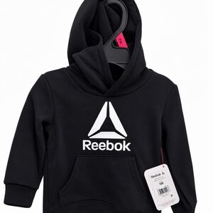 Reebok Kids Black and White Logo Hoodie
